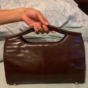 Leather hand bag
